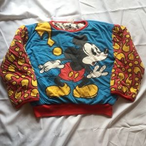 Vintage Mickey Mouse Reversible Sweatshirt